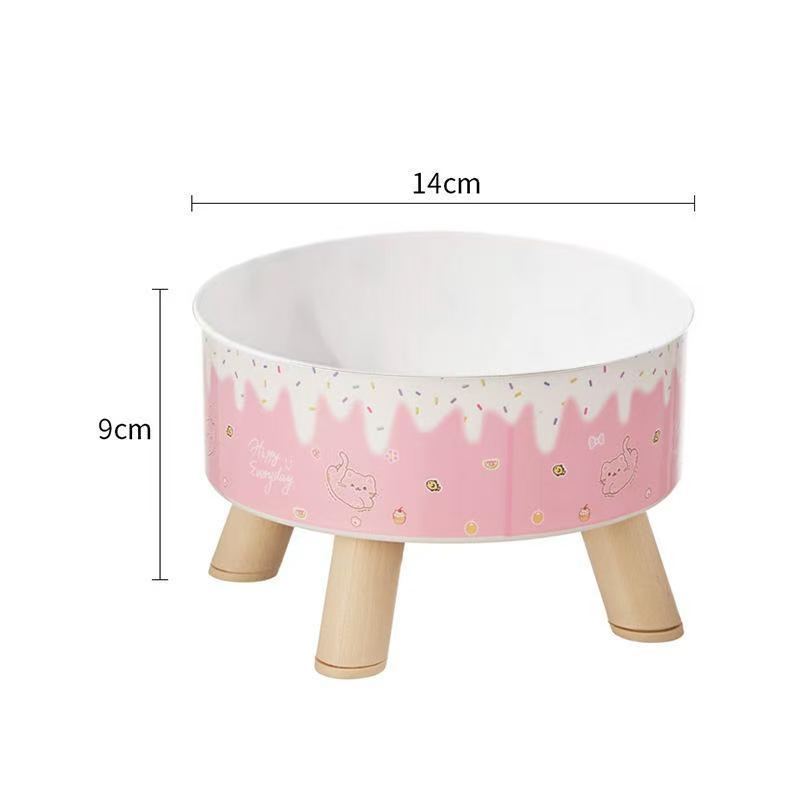 Elevated Pet Food Bowl with Stainless Steel Insert