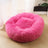 Tie Dye Round Plush Pet Bed for Cats and Small Dogs