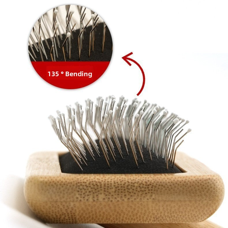 Air Cushion Pet Grooming Comb with Steel Pins for Dogs and Cats