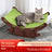Felt rocking cat bed with built-in scratching board, product image 2