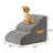 Gentle slope foam dog steps with grey cover, photo 5 of 11