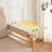 Solid wood cat hammock bed with soft grey cushion, product image 6