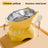 Slanted Cat Food Bowl with Anti-Spill Stand, Kitten Tail Design