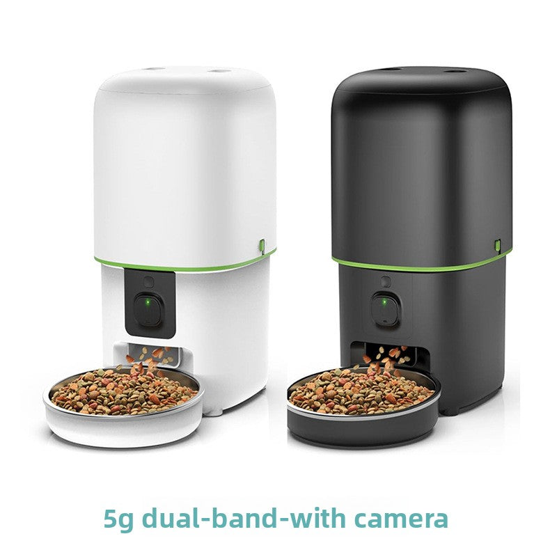 Automatic Cat Feeder with WiFi App Control, Timed Portions and Optional Camera