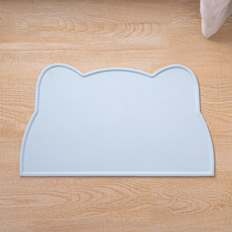 Silicone pet feeding mat with cat ear design, photo 12 of 17