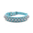 Punk-style studded PU dog collar in 4 colour options