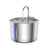 2.2L Stainless Steel Automatic Pet Water Dispenser with Multi-Stage Filter and Quiet Pump