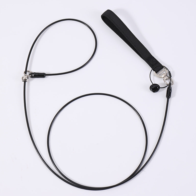 Steel wire core dog slip lead, available from Pet Royale UK