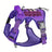 Tactical nylon dog harness with metal buckles in desert camo, view 55