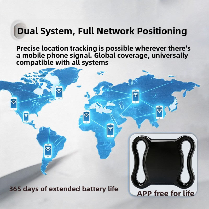 Dual-System Pet Locator with Global Tracking