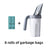 Large Capacity Cat Litter Shovel with Guard and Bag Storage