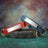 Handmade cowhide leather dog collar with steel buckle, product image 2