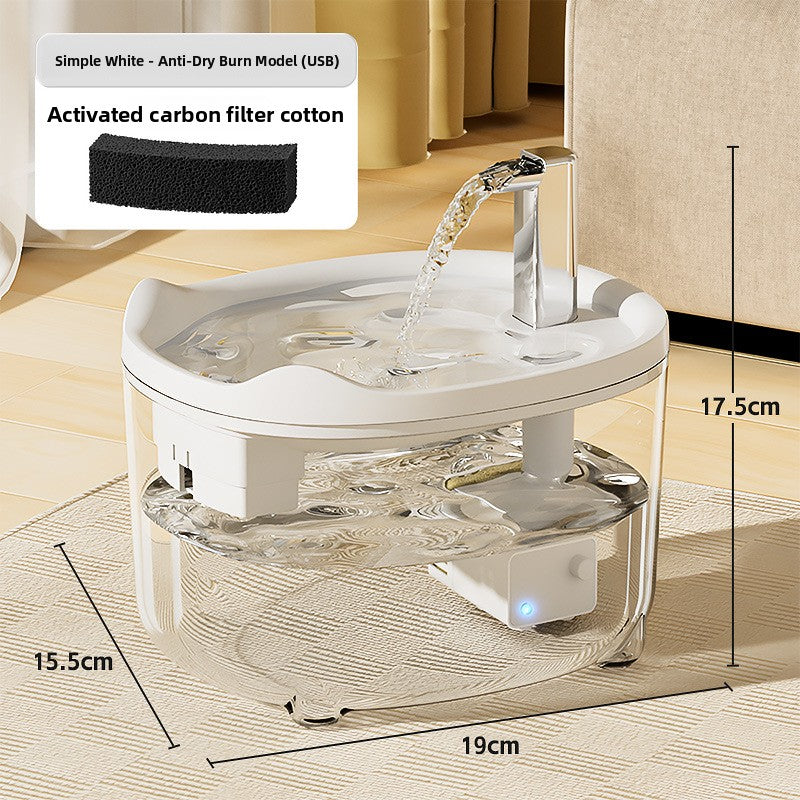 Automatic Circulating Pet Water Dispenser with Filter