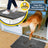Absorbent chenille pet mat with non-slip base in grey, photo 3