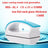 Floating magnetic aquarium glass cleaner on tank glass, view 13