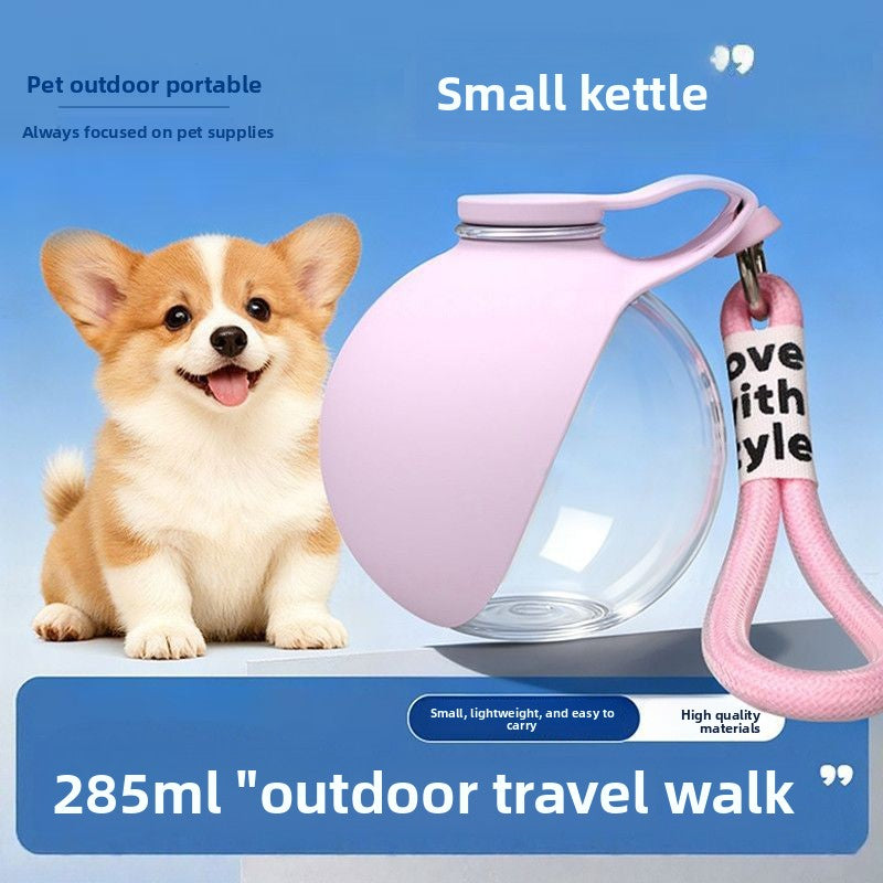 Portable Pet Water Dispenser with Hanging Rope