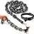 Novelty giant chain look pet lead in 3 colour options