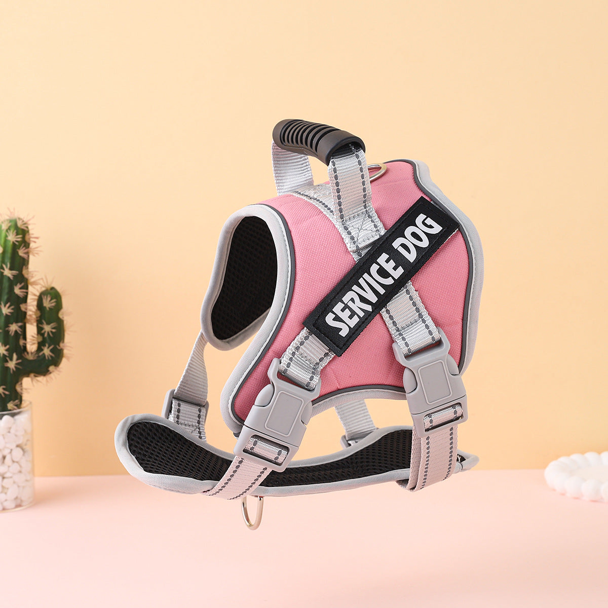 Breathable mesh no-choke dog harness in Oxford cloth, product image 41