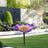 Decorative Wrought Iron Garden Bird Feeder and Bird Bath with Flower Design