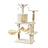 Velvet cat climbing frame with plush platforms, detail photo 5