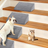 Detachable grey foam pet step with washable cover, photo 5 of 5