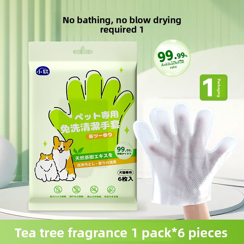 Waterless disposable pet cleaning gloves from Pet Royale, photo 6 of 7