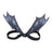 Halloween black bat wings costume for dogs and cats in Black, in a home setting