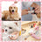8-Piece Pet Grooming Kit with Slicker Brush, Combs and Nail Clipper