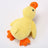 Squeaky plush dog toy in duck and elephant designs, view 8