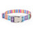 Printed nylon dog collar with colourful pattern, product image 18