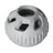 Grey silicone dog treat dispensing ball on a plain background - photo 11