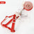 Adjustable nylon harness and lead set for cats in pink