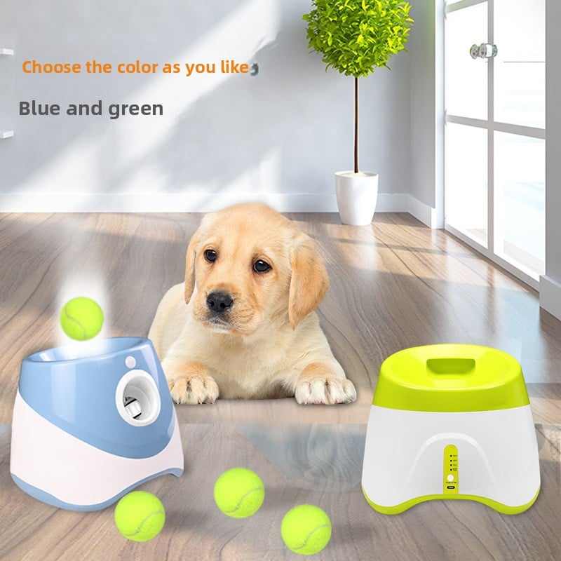 Automatic Tennis Ball Throwing Machine for Cats and Play