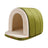Light grey three sided sponge pet bed, view 5