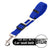 Dog car seat belt leads in blue, black, red and pink