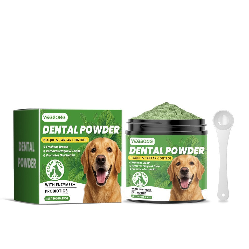 Dog Dental Powder for Plaque and Tartar, Gentle Daily Care