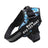 Padded nylon dog harness in camo green on a dog
