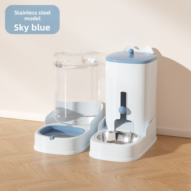 Automatic feeder and water dispenser
