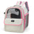 Grey Oxford cloth pet carrier backpack for small dogs, photo 8