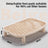 Double Layer Cat Litter Mat with Removable Feet and Anti-Splash