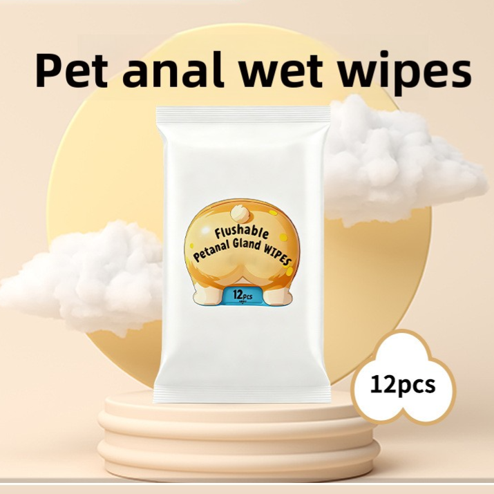 Pet Grooming Wipes and Disposable Gloves Kit for Cats and Dogs