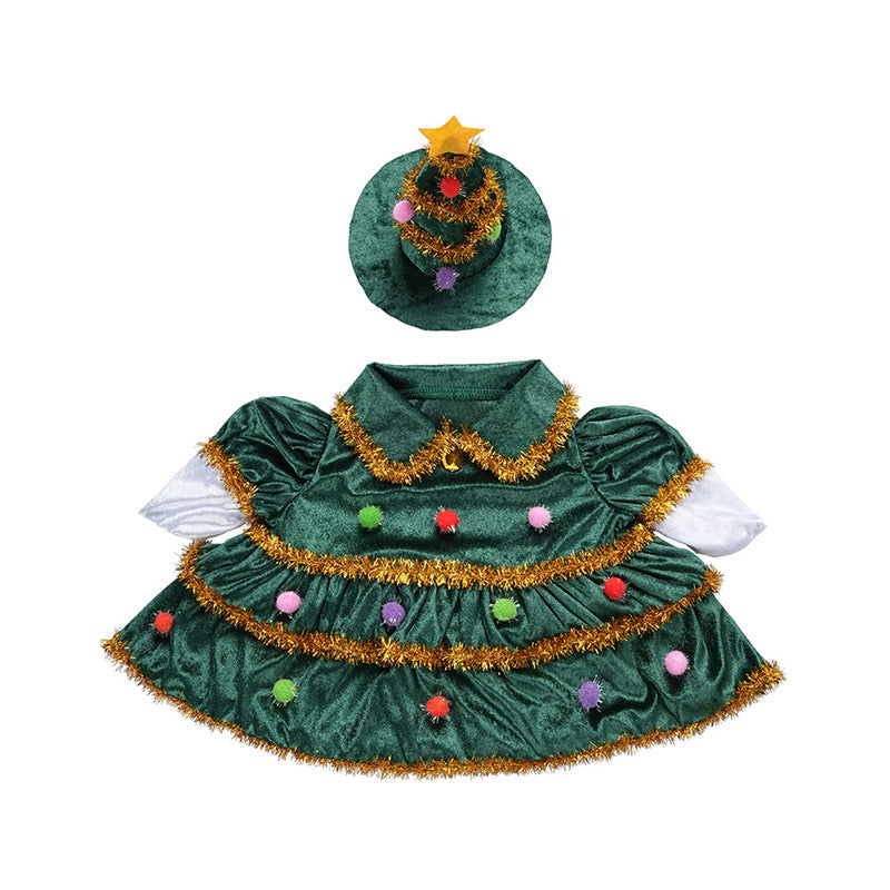 Christmas tree costume with hat for dogs and cats, in Green Christmas Tree, image 6