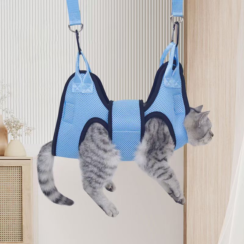 Anti-Scratch Grooming Hammock for Dogs and Cats, Adjustable Sling