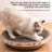 Round corrugated cardboard cat bed and scratcher bowl, small 30cm, view 2 of 9
