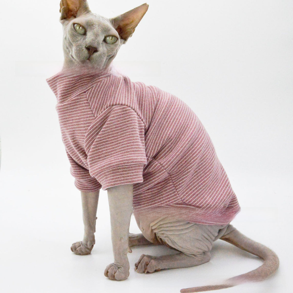 Breathable two leg pet tops in stripes and plain colours