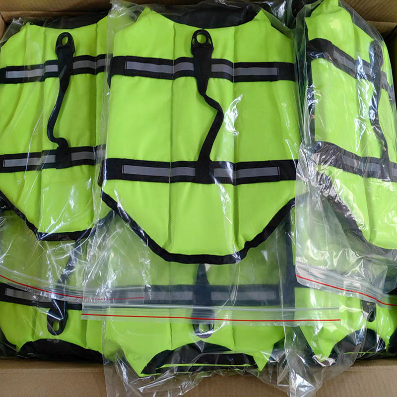 Dog life jacket with reflective strips, available in 17 colours, image 2