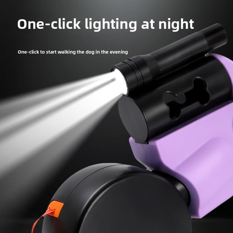 Retractable dog lead with built-in LED torch, product image 3