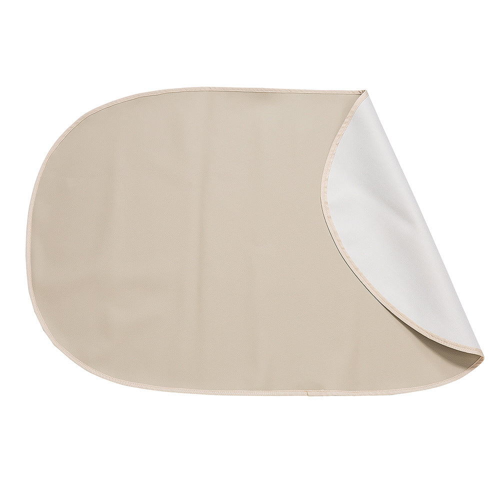 Orthopaedic pet nest bed with removable cover in Leather-Look Mat, size Medium
