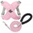 Reflective vest harness with lead option, available from Pet Royale UK
