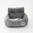 Pet Car Seat Bed and Travel Carrier with Handle